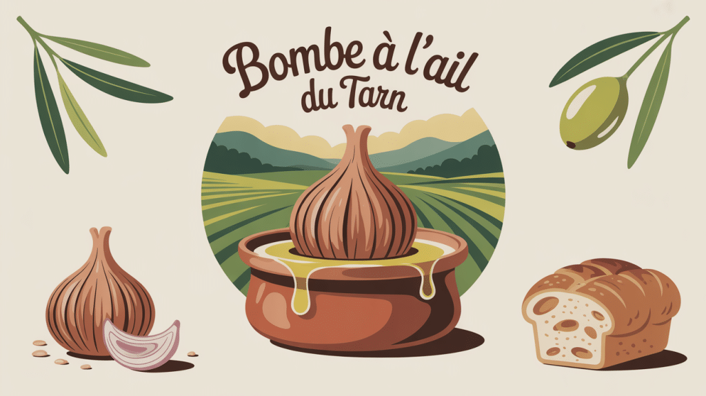bombe à l'ail tarn recette authentique avec ail confit et pot artisanal