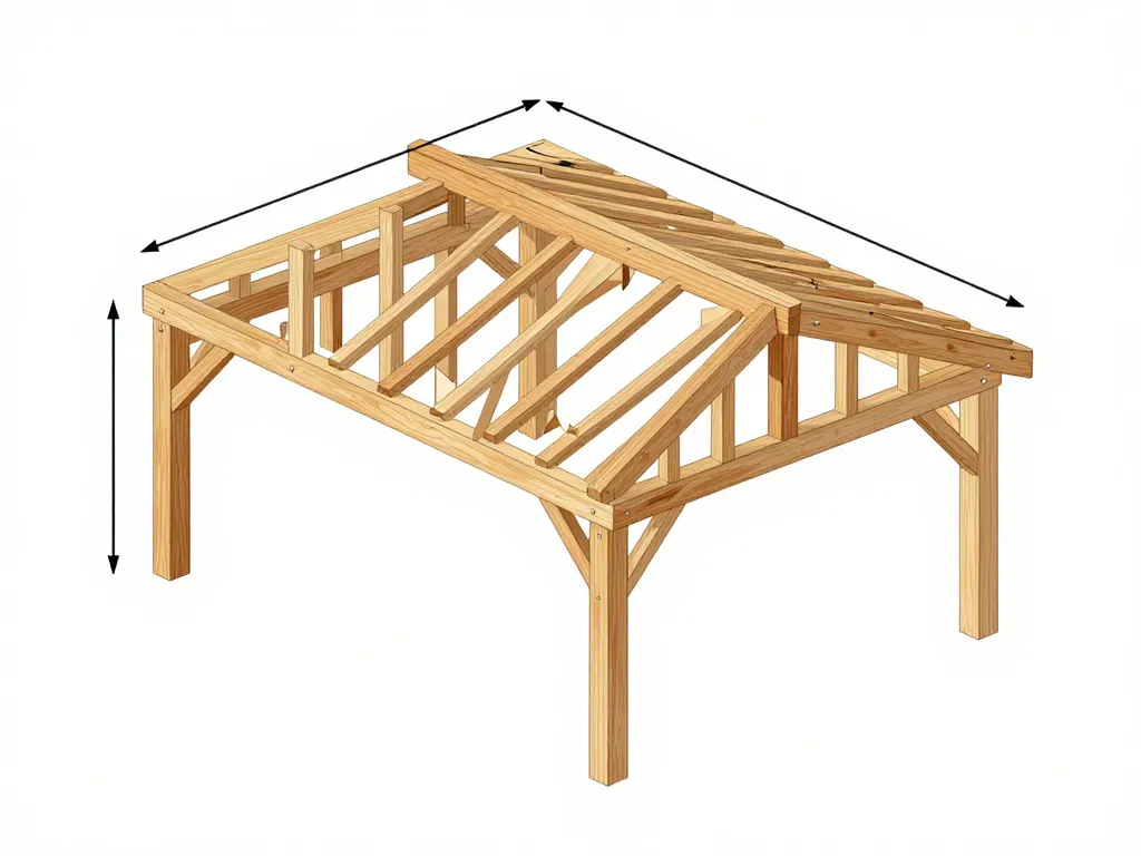 calcul fermette comble amenageable schema charges et portée