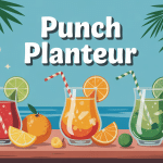 difference punch et planteur illustrée cocktails antillais