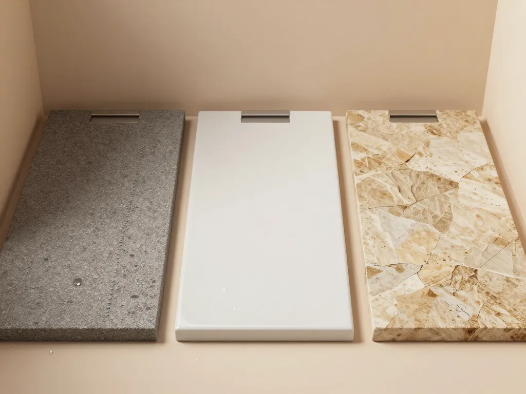 Revêtements douche antidérapante comparés