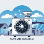 Filtre VMC simple flux protégeant le caisson et assurant un air sain