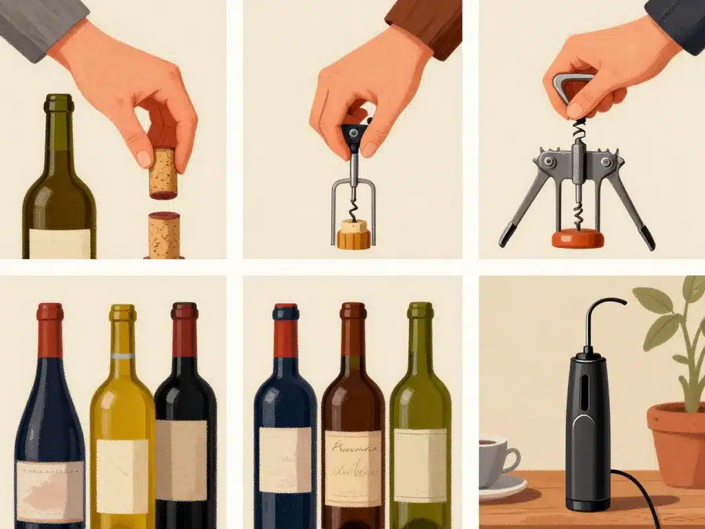 nom tire bouchon spécial bilame mural électrique usage