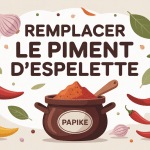 illustration par quoi remplacer le piment d'espelette épices colorées