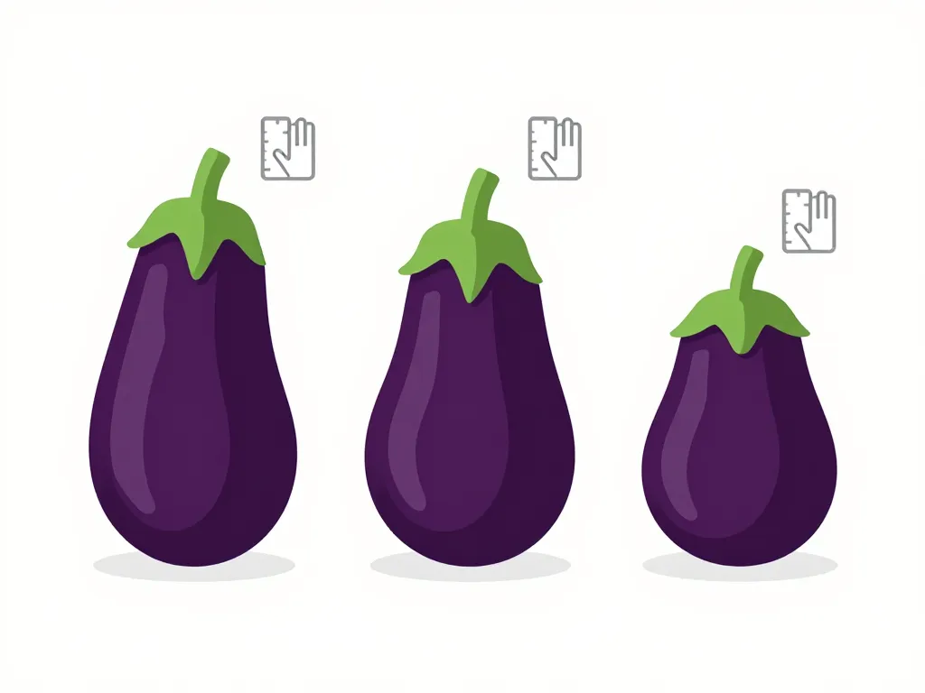 poids aubergine comparer tailles et poids