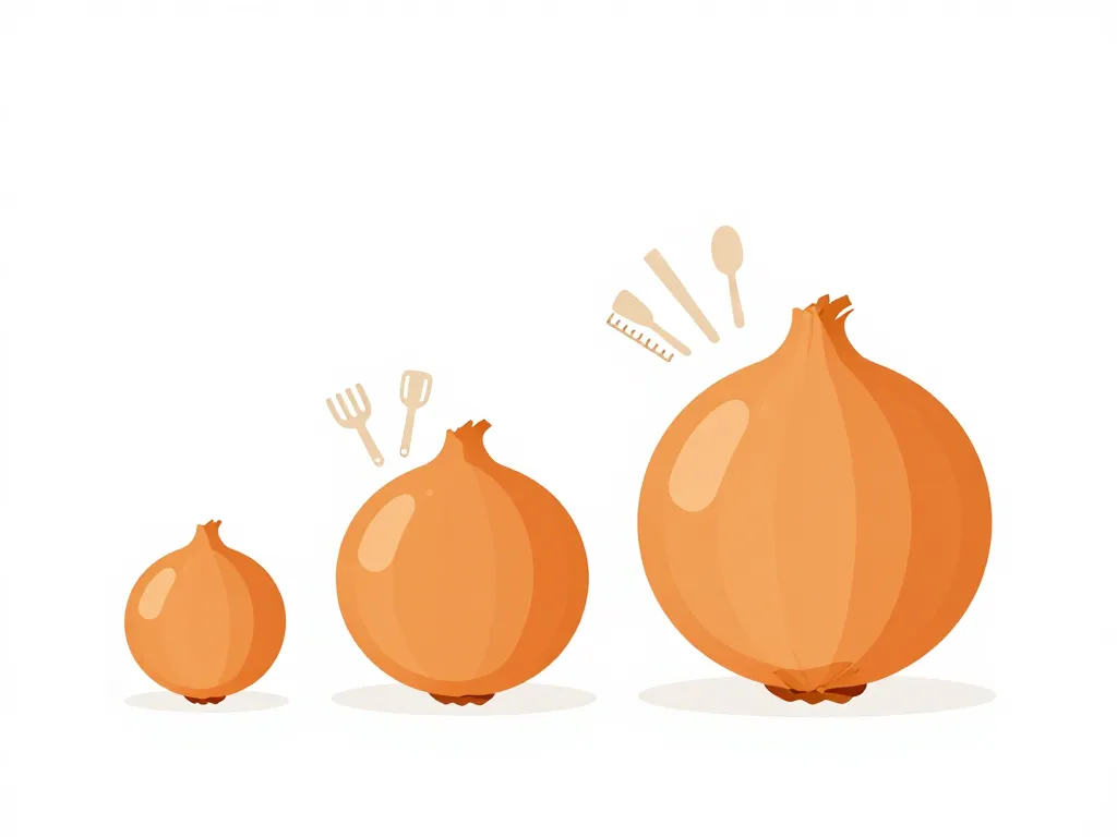 Schéma poids oignon petit moyen gros sans texte
