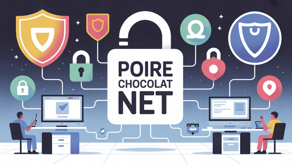 illustration sécurité numérique poirechocolat net