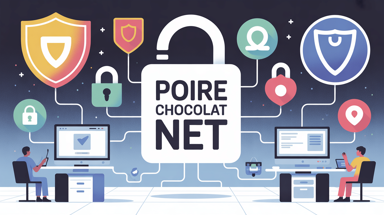illustration sécurité numérique poirechocolat net
