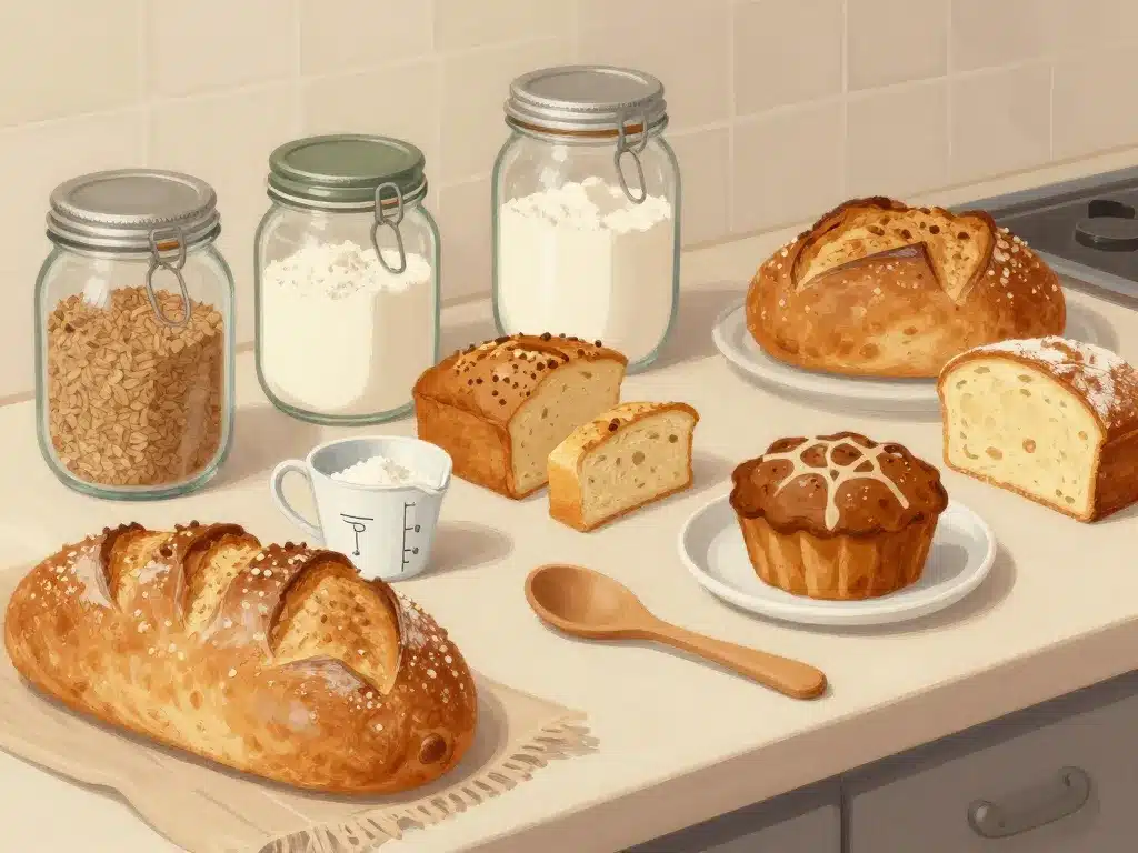 Pain et pâtisseries remplacer farine blanche par farine semi-complète