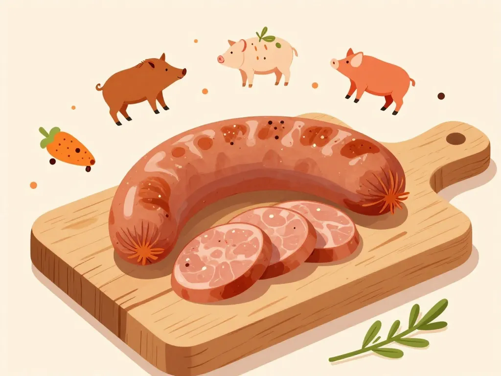 saucisson de sanglier tranché composition ingrédients