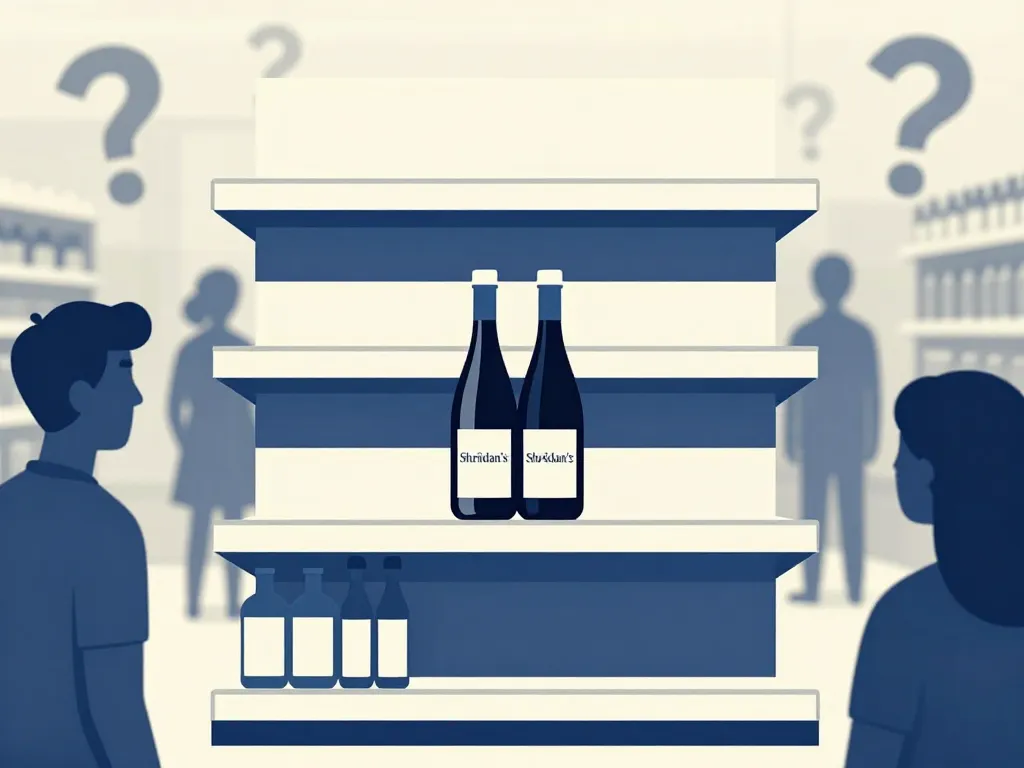 rayon vide supermarché sheridan's liqueur interdite à la vente en france pourquoi