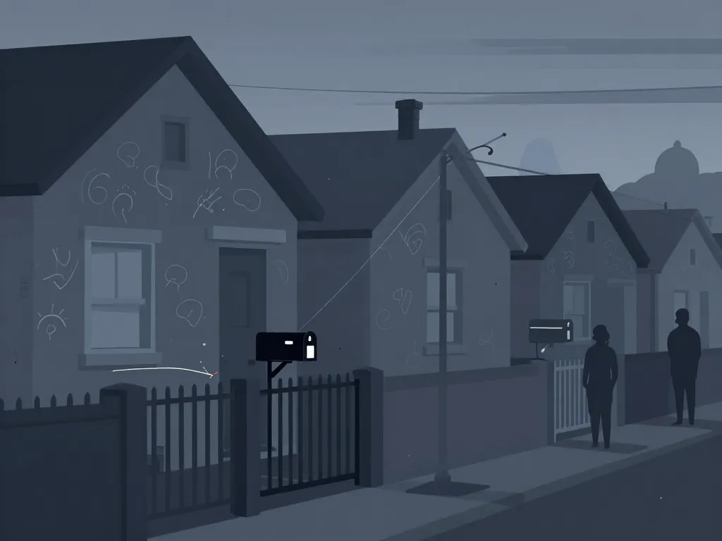 visuel signe cambriolage roumain maison marquée