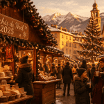 Marché de Noël Rhône-Alpes 2025 chalets familles