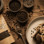poivre noir en grain mortier sachets steak