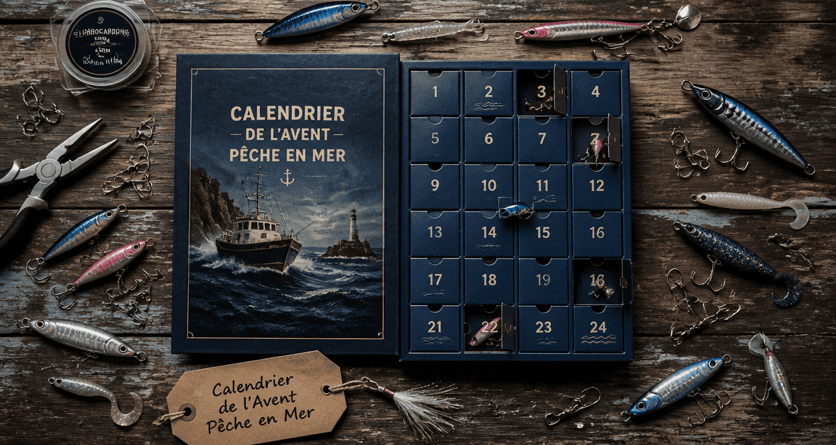calendrier de l avent peche en mer ouvert et leurres