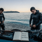 Chasse sous marine forum deux chasseurs sur plage