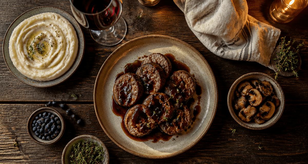 comment faire cuire du sanglier à la poêle médaillons et sauce balsamique