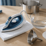 Comment faire de l'eau déminéralisée pour fer à repasser sur table