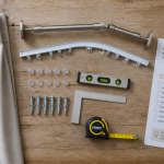 kit tringle rideau sous pente sur table