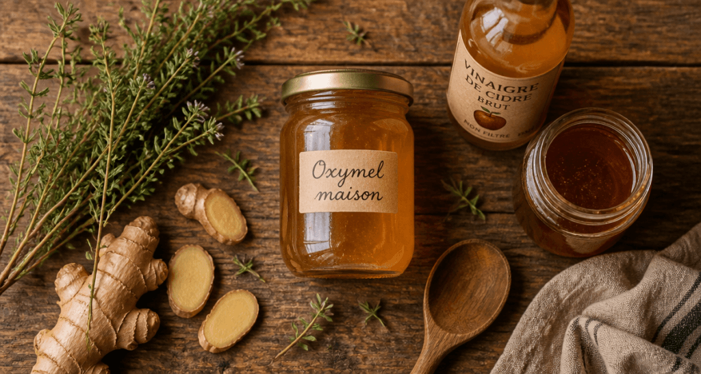 oxymel recette maison bocal ingrédients