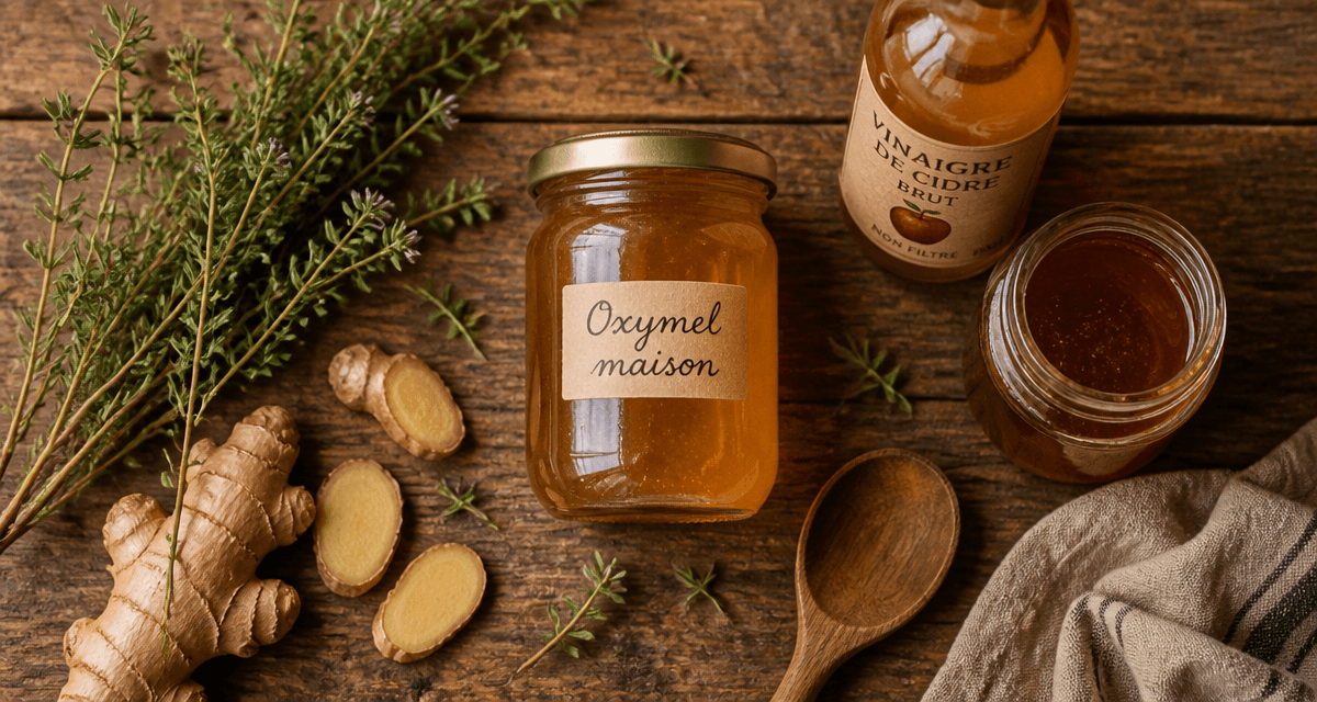 oxymel recette maison bocal ingrédients