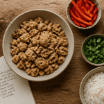 proteine de pois texture bol et ingredients