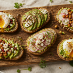 recettes toast avocat planche variée