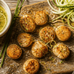 saint jacques plancha marinade dorées