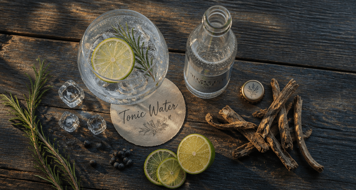 tonic water verre citron vert et botanique