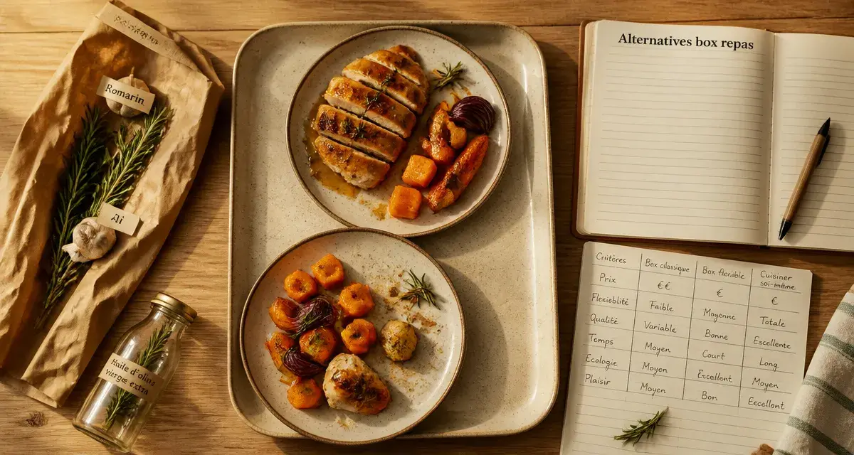Hellofresh alternative : box repas et ingrédients pour cuisiner sans alourdir le budget
