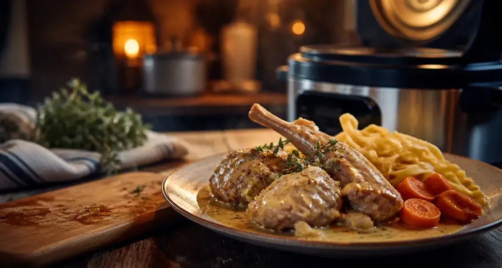 Meilleure recette de lapin au cookeo à la moutarde