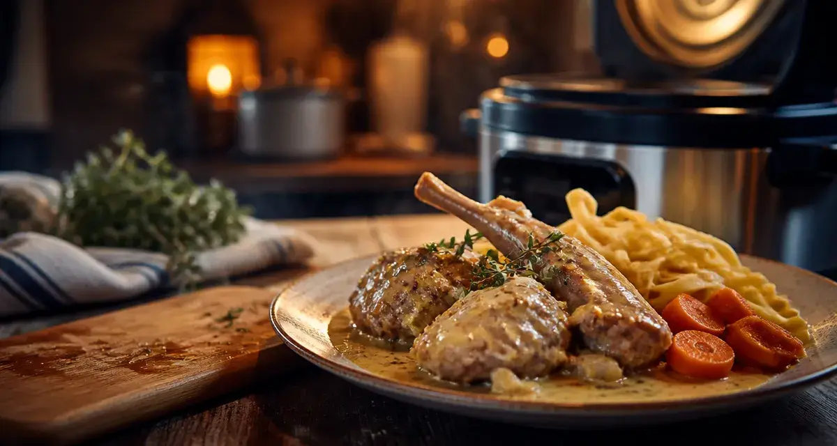 Meilleure recette de lapin au cookeo à la moutarde