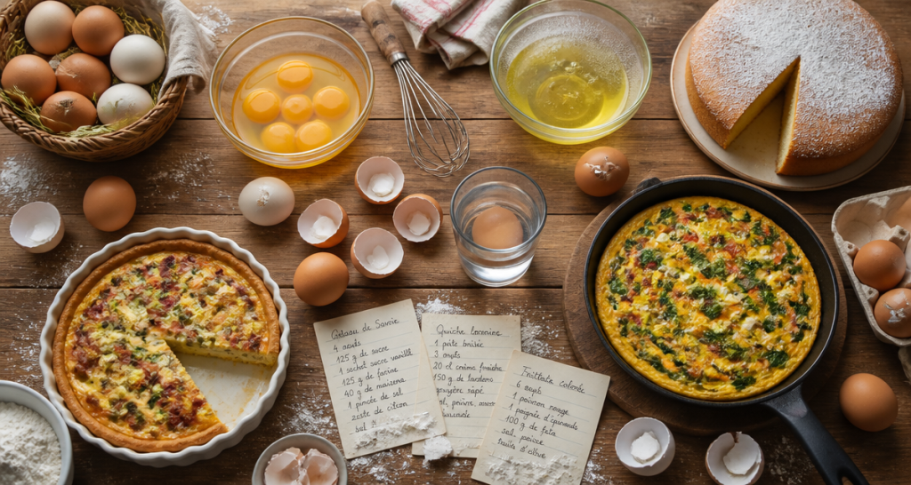quoi faire avec beaucoup d oeufs image recettes