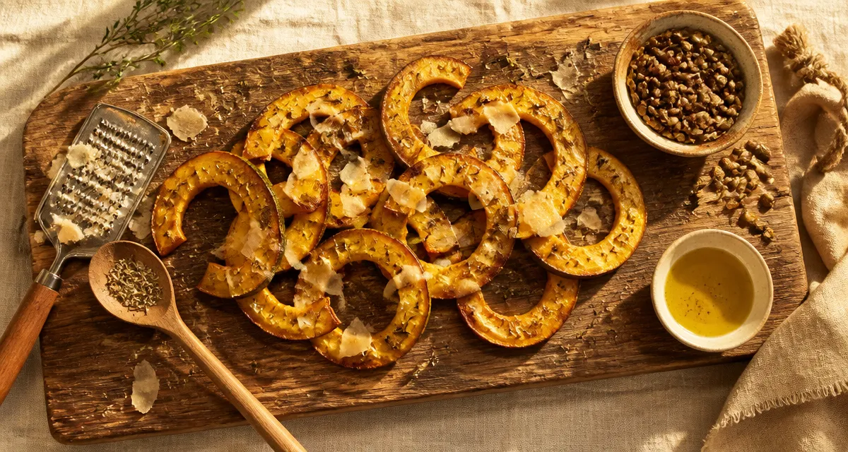 recette courge jaune rôtie parmesan