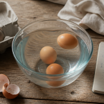 Reconnaître des oeufs frais avec test dans l'eau