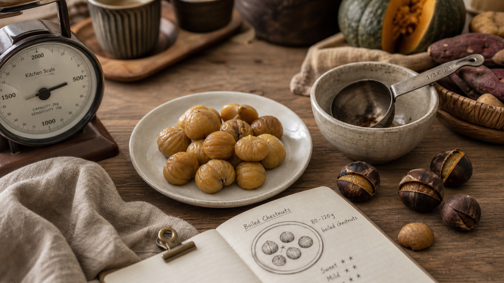 Les marrons font ils grossir ? Portion de châtaignes et calories