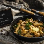 Pieds de moutons cuisson, fricassée poêlée