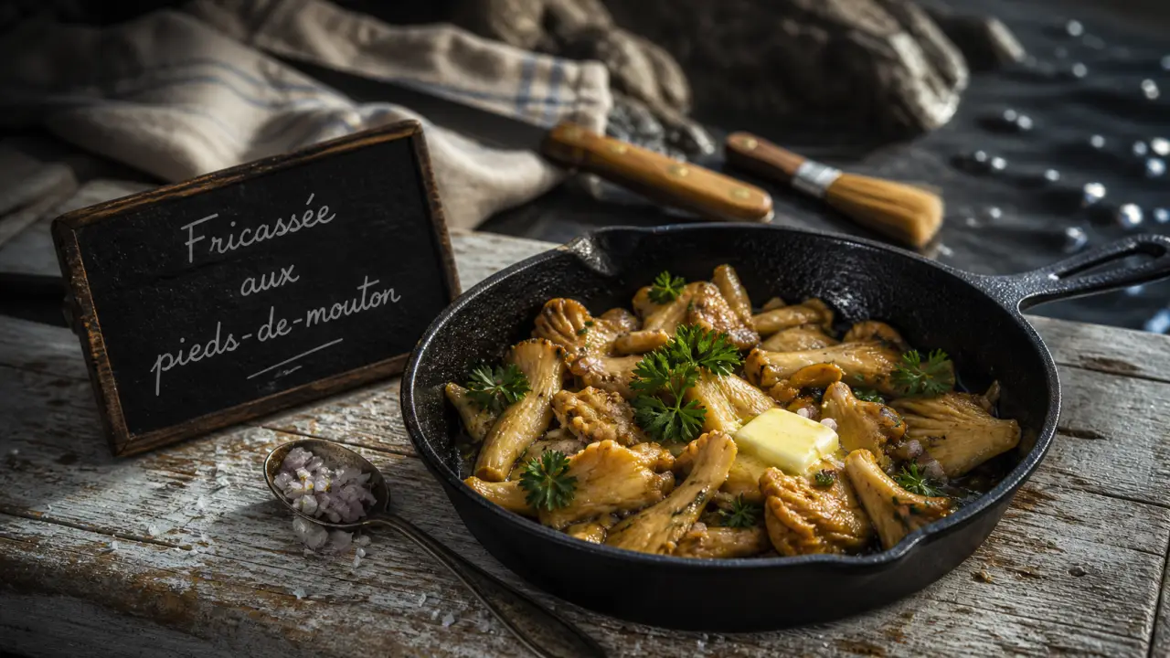 Pieds de moutons cuisson, fricassée poêlée