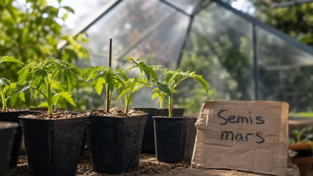 Ne semez pas les tomates trop tôt : mars évite les plants filants et les godets encombrés
