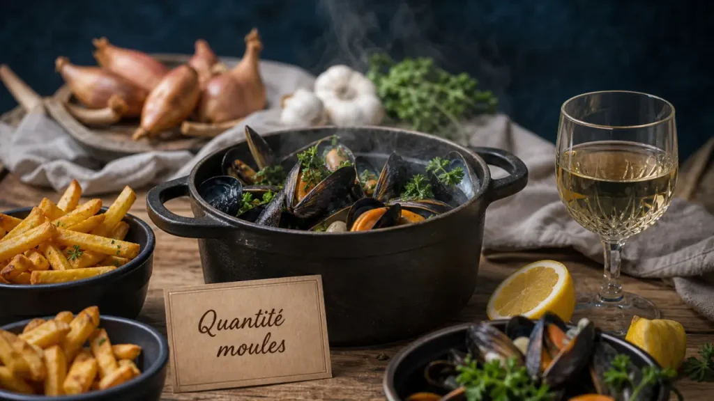 Quelle quantité de moules par personne ? Le calcul exact pour ne jamais en manquer