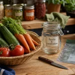 Récolter et conserver ses légumes : panier et bocaux, bon moment de récolte