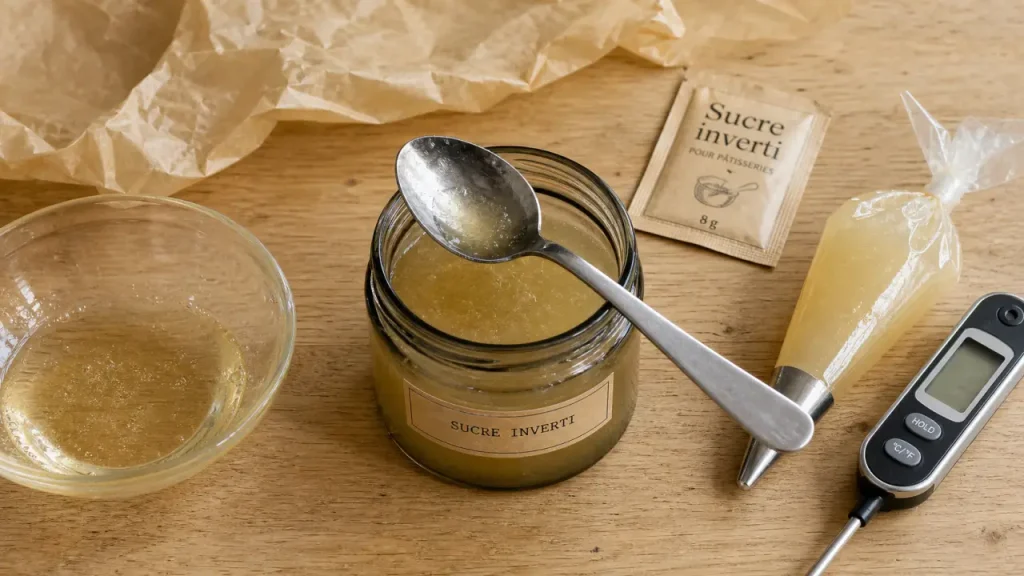 Sucre inverti : 20 % plus sucrant et utile pour les glaces, les ganaches et les confiseries