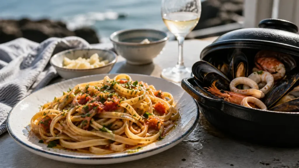Linguine aux fruits de mer : réussir des pâtes al dente sans surcuire les coquillages