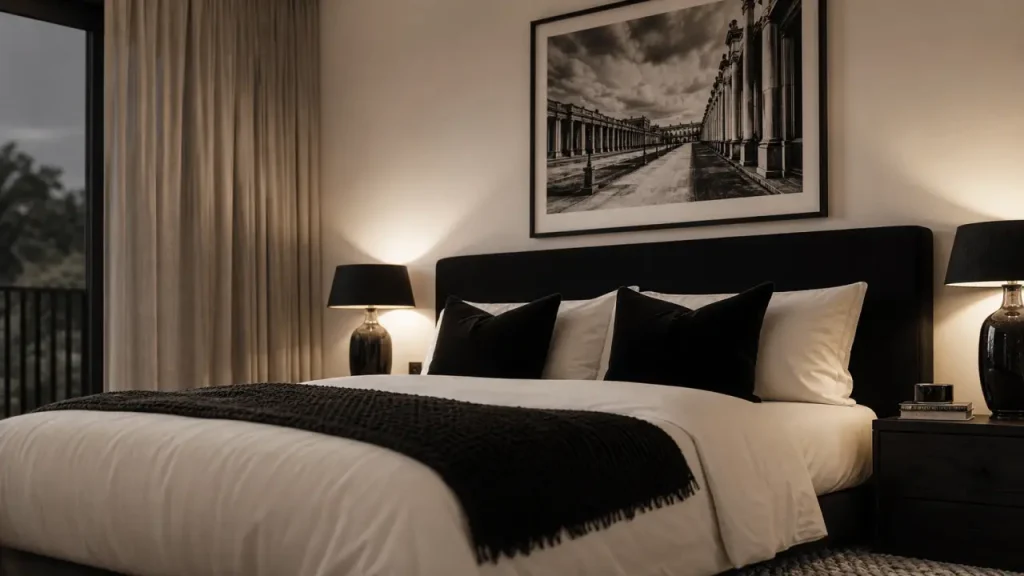 Chambre noir et blanc : doser le contraste pour éviter l’effet froid