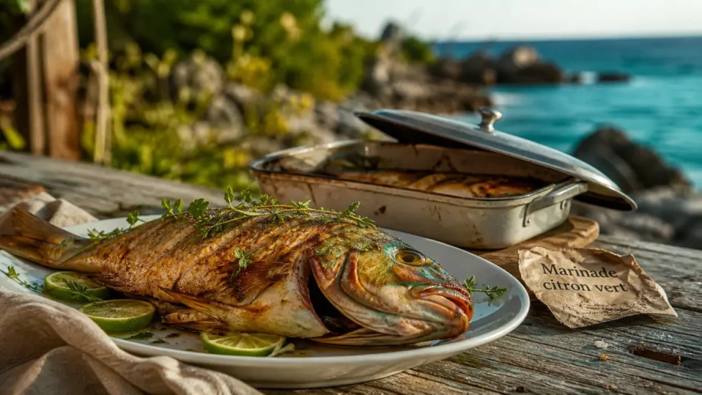 Poisson perroquet au four : marinade créole, cuisson courte et chair moelleuse