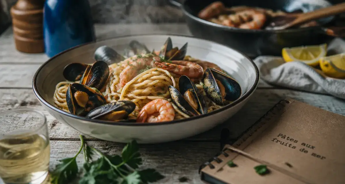 Pate aux fruits de mer recette : spaghettis aux fruits de mer