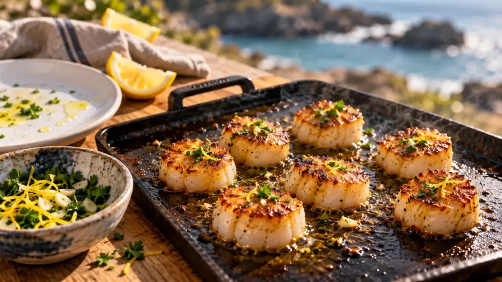 Marinade pour Saint-Jacques à la plancha : le citron après, la tendreté d’abord